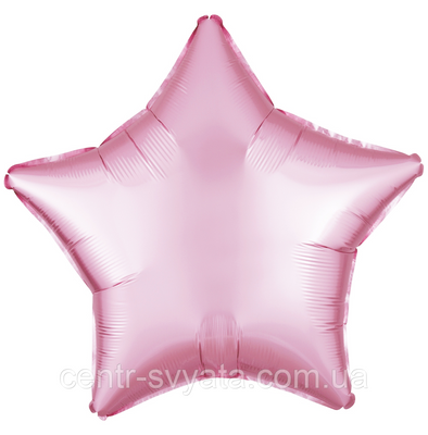 Фольгована кулька Flexmetal 18" (45 см) Зірка сатин рожева 4-16-А2 фото