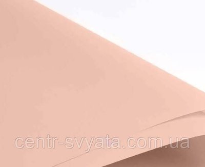Плівка (калька) матова в листах "Туманно-рожева", (58 см х 58 см) 5 листів 8000192 фото
