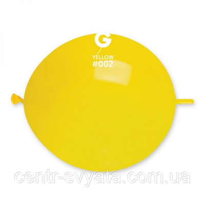Латексний кулька лінколун Gemar 13" (33 см) /02 Пастель жовтий 1489328390 фото