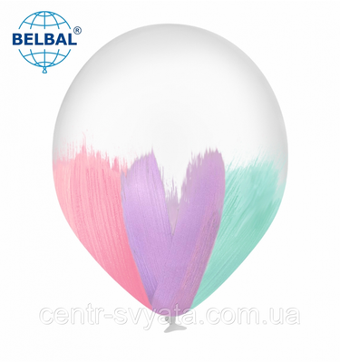 Латексна кулька BELBAL 12" (30 см) BRUSH / Браш макарун 1551811448 фото