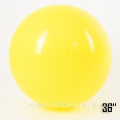 Латексна кулька Show 36" (90 см) Пастель жовтий 1481469956 фото
