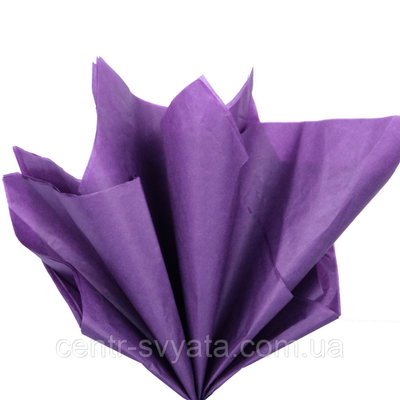 Папір тишею (50х70 см) "Фіолетова", 10 шт. 111011 \ 2-3-А7-48 фото