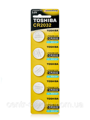Батарейка Toshiba CR2032 2027500122 фото