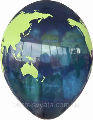 Латексна кулька BELBAL 12"(30 см) Земна куля 29 \ 4-18-А3-2 фото