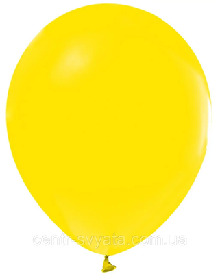 Латексна кулька Balonevi 12"(30 см) Пастель жовтий 8697426902692 фото