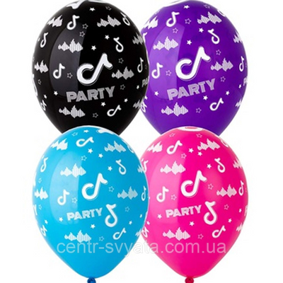 Латексна кулька BELBAL 12"(30 см) Блогер Party Тик Ток 323 фото