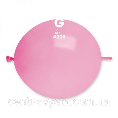 Латексна кулька лінколун Gemar 13" (33 см) /06 Пастель рожевий 1489331066 фото