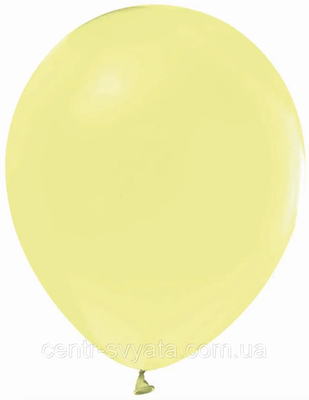 Латексна кулька Balonevi 12"(30 см) Пастель ванільний 8680838542662 фото