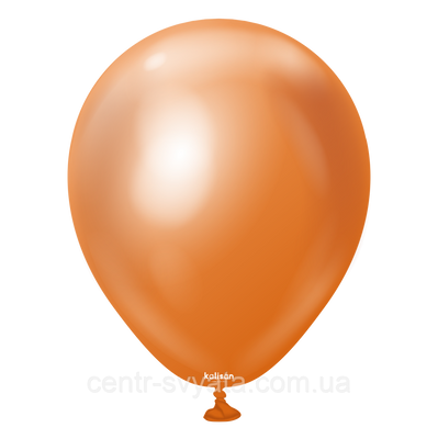 Латексна кулька Kalisan 12"(30 см)/78 Хром мідний 8693295401410 \ 92 фото