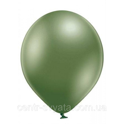 Латексна кулька BELBAL 12"(30 см)/608 Хром Glossy Lime Green зелений лайм 1707436323 фото