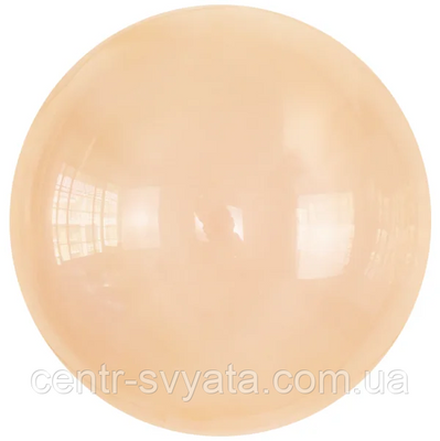 Bubble Бабл (КНР) 18"(45 см) Прозорий оранжевий 4-11-А1 фото