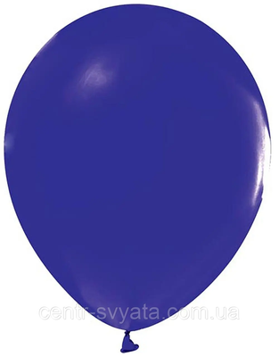 Латексна кулька Balonevi 12"(30 см) Пастель темно-синій 8697426902739 фото