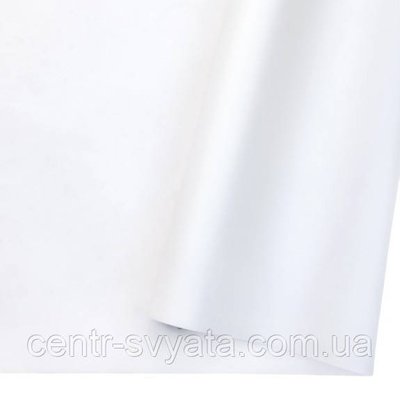 Плівка (калька) матова в рулоні "Біла White", 60 см х 8 м 2000066948634 фото