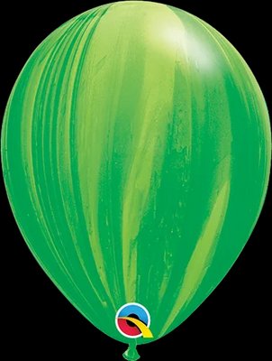 Латексна кулька Qualatex 11" (28 см) Супер Агат зелений 1298146609 фото