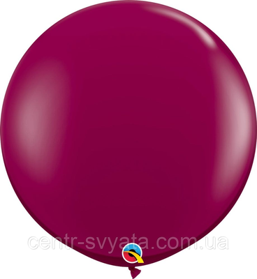 Латекстна куля Qualatex 36" Sparkling burgundy 2069156719 фото