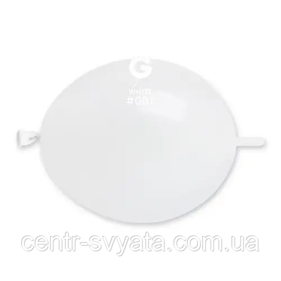 Латексна кулька лінколун Gemar 6"(16 см) /57 Пастель білий 1788292882 фото