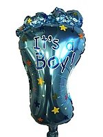 Фольгований кулька міні-фігура КНР (49х24 см) П'яточка блакитна хлопчика M005 \ \ 4-12-А2-1 фото