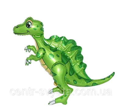 Стояча фігура фольгована КНР (60 см) Динозавр Спінозавр зелений 2658423776453 \ 4-11-А1 фото