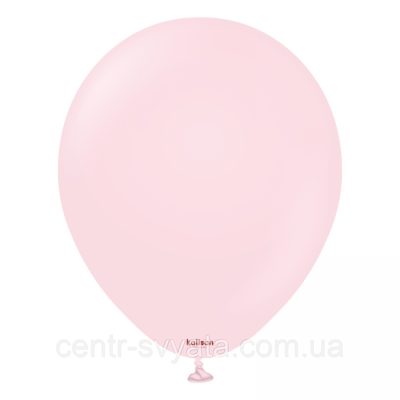 Латексна кулька Kalisan 12" (30 см) Пастель світло-рожевий Standard Light Pink 8693295201560 \ 41 фото